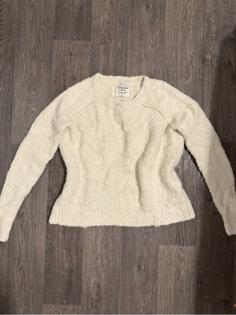 Abercrombie & Fitch Cream Open Back Sweater